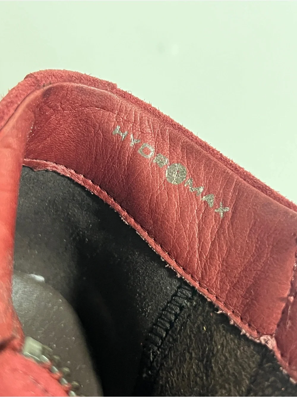 Ecco Women's Burgundy Suede Ankle Booties